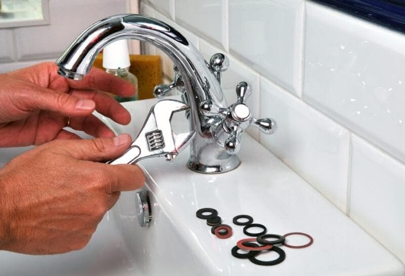 Установка смесителя (импортный) — монтаж смесителя на раковине